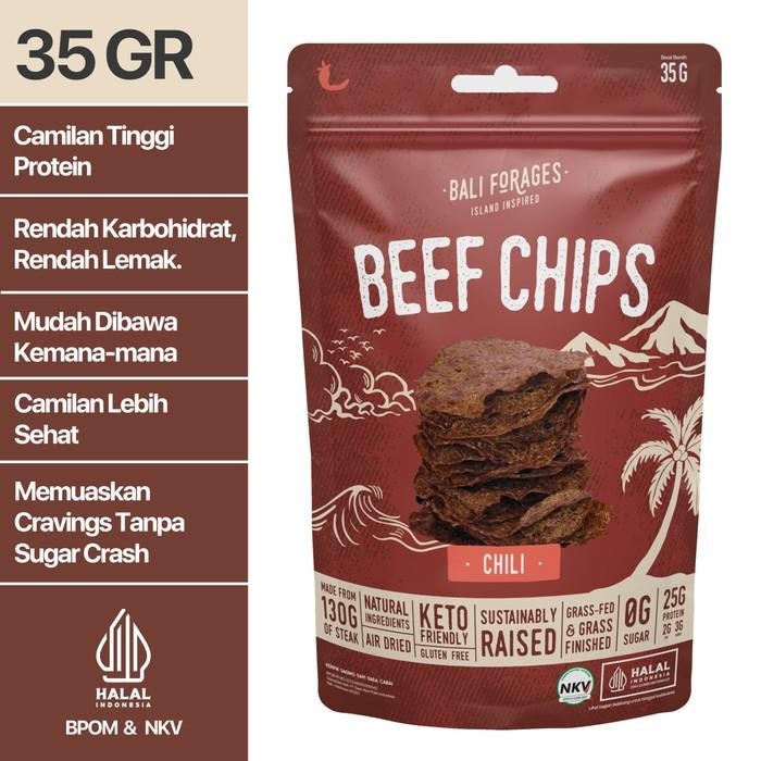 

CHILI BEEF CHIPS KERIPIK DAGING SAPI CABAI - BALI FORAGES