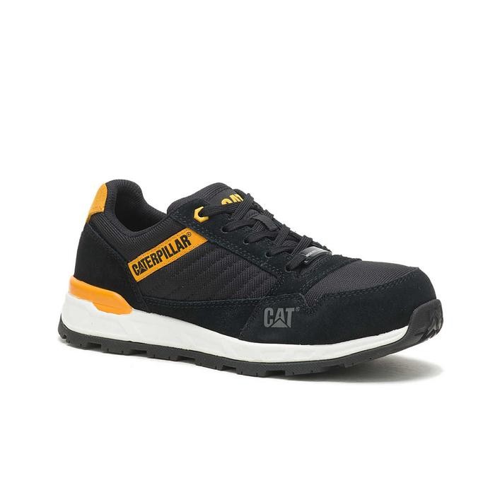 NEW PRODUK SEPATU SAFETY CATERPILLAR VENWARD CT W'S BLACK/CAT YELLOW (WOMEN) AYO TUMBAS 45