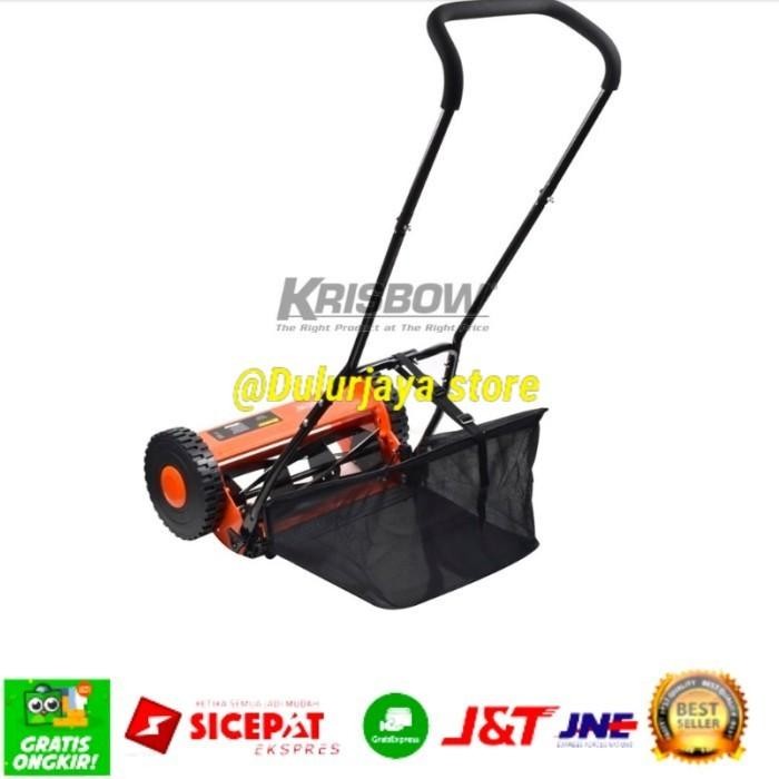 Alat pemotong rumput dorong manual krisbow