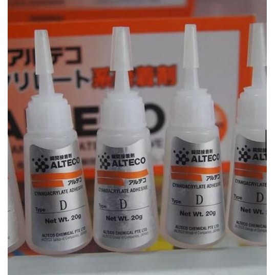 

ALTECO LEM D 20GR / INSTANT GLUE / POWER GLUE / LEM MIKA 1 BOX (50 BOT