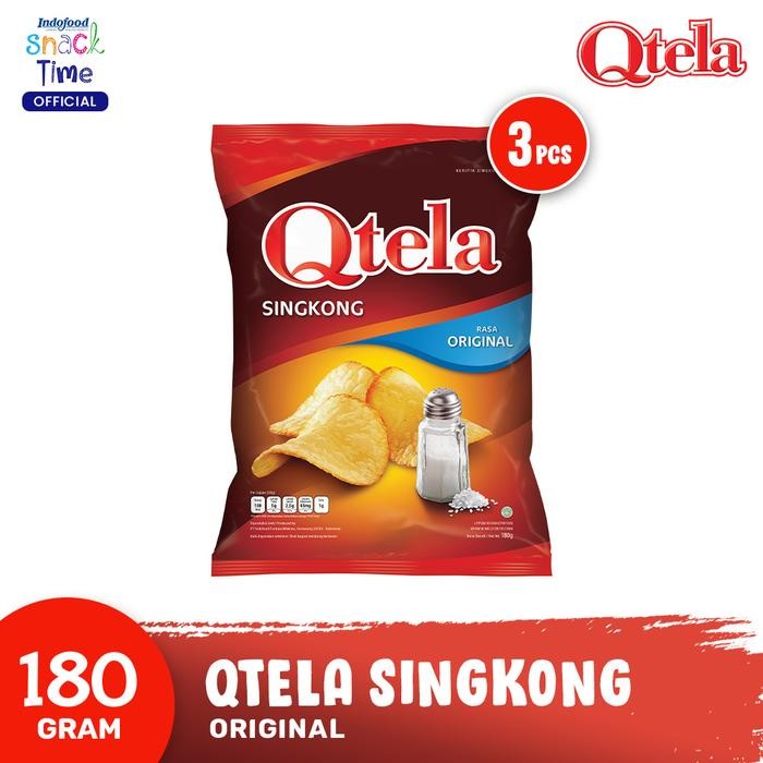 

Qtela Singkong Original 180 Gr - 3 Pcs
