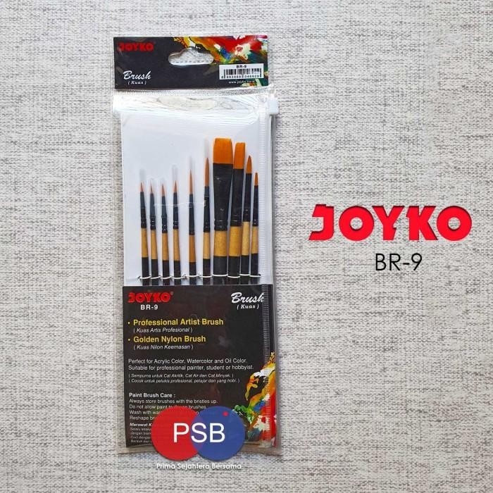 

Pilihan- Kuas Joyko Br-9 / Joyko Round Brush / Kuas Lukis Joyko Set 10