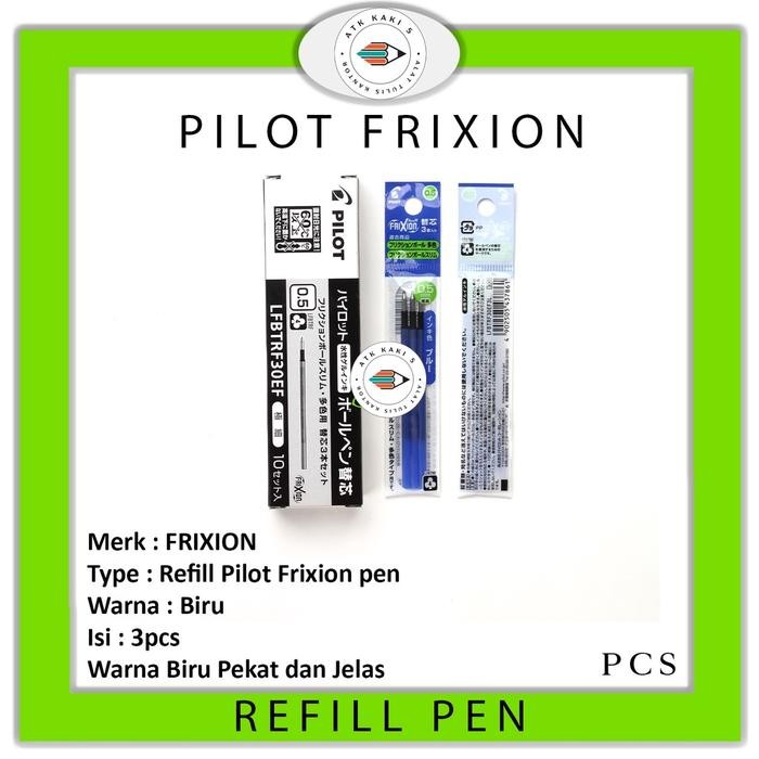 

PILOT FRIXION 3 IN 1 REFILL - ISI ULANG PEN FRIXION 3 IN 1 (HITAM)
