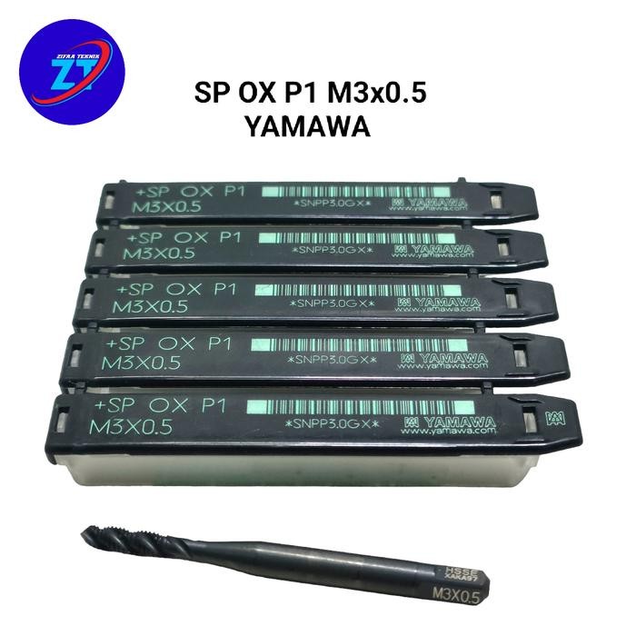 

TAP MESIN SPIRAL SP OX P1 M3X0,5 SP OX P2 M4X0,7 SP OX P2 M5X0,8 ORI