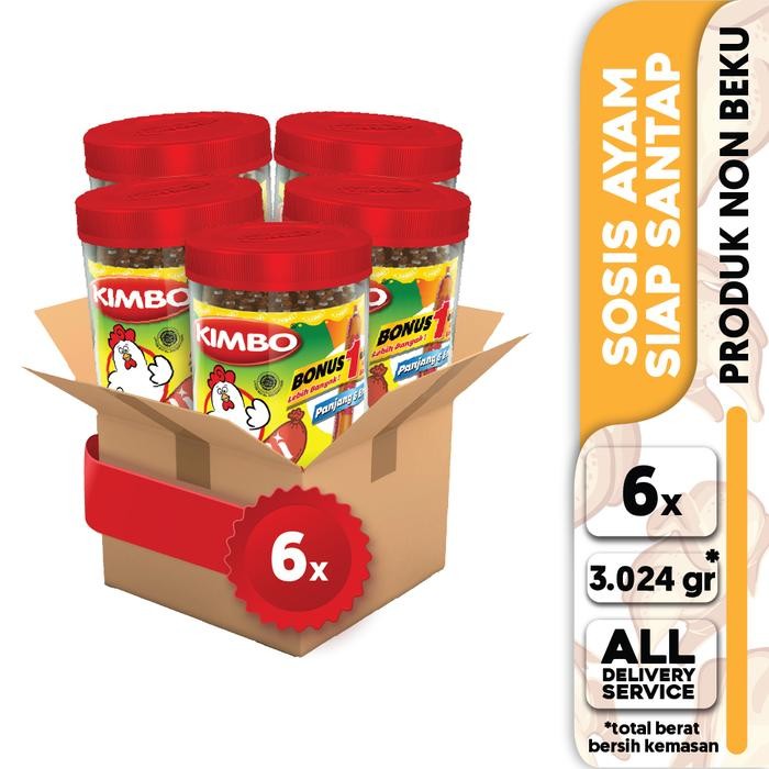 

Pilihan- Kimbo Reddi Sosis Ayam Toples Box