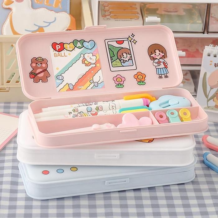 

KOTAK PENSIL MINIMALIS TEMPAT PENCIL CASE LUCU AESTHETIC PENA SEKOLAH