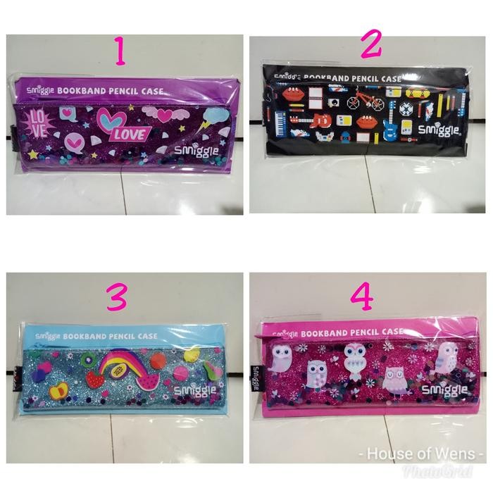 

SMIGGLE CHIRPY BOOKBAND PENCIL CASE - TEMPAT PENSIL SMIGGLE