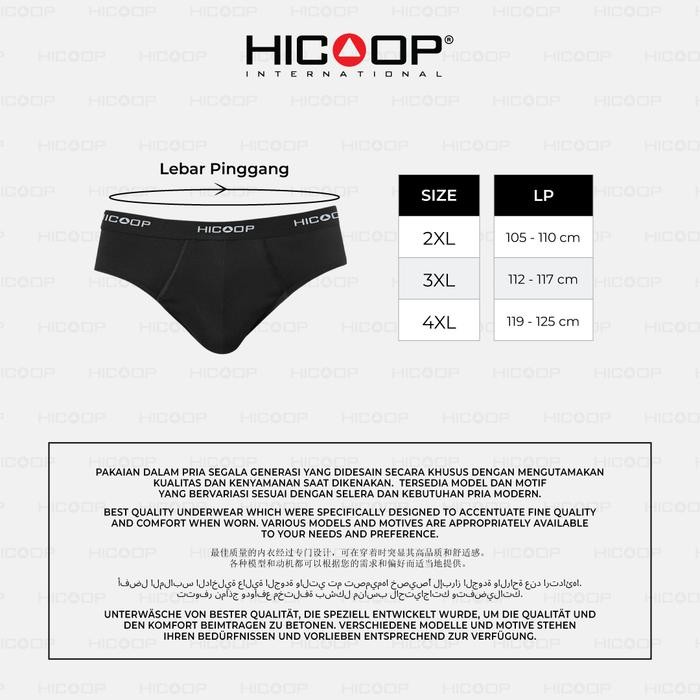 CELANA DALAM PRIA DEWASA HICOOP MEN HBKL-SC302 BIG SIZE