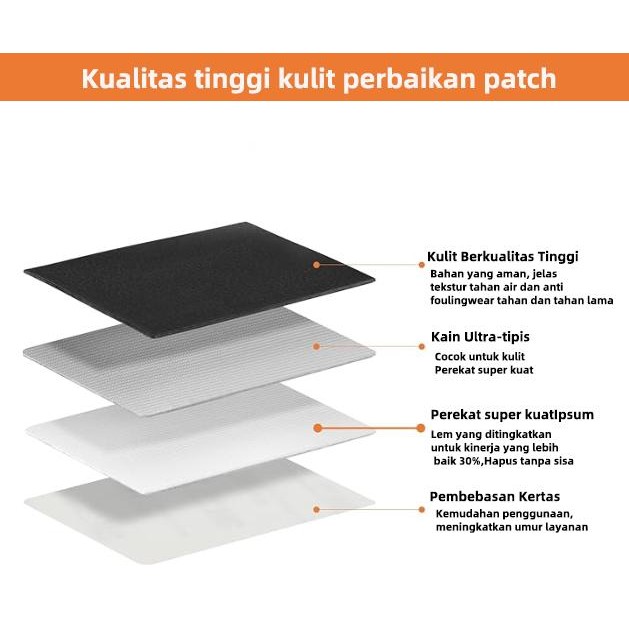 Rds - Upgrade Cod Stiker Sofa Kulit Sofa Stiker Cocok Untuk Sofa, Tas Kulit, Kursi Sepeda Motor,