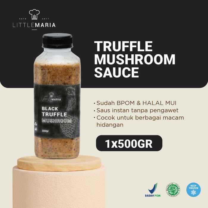 

LittleMaria Black Truffle Mushroom Sauce 500gr 4-6portions
