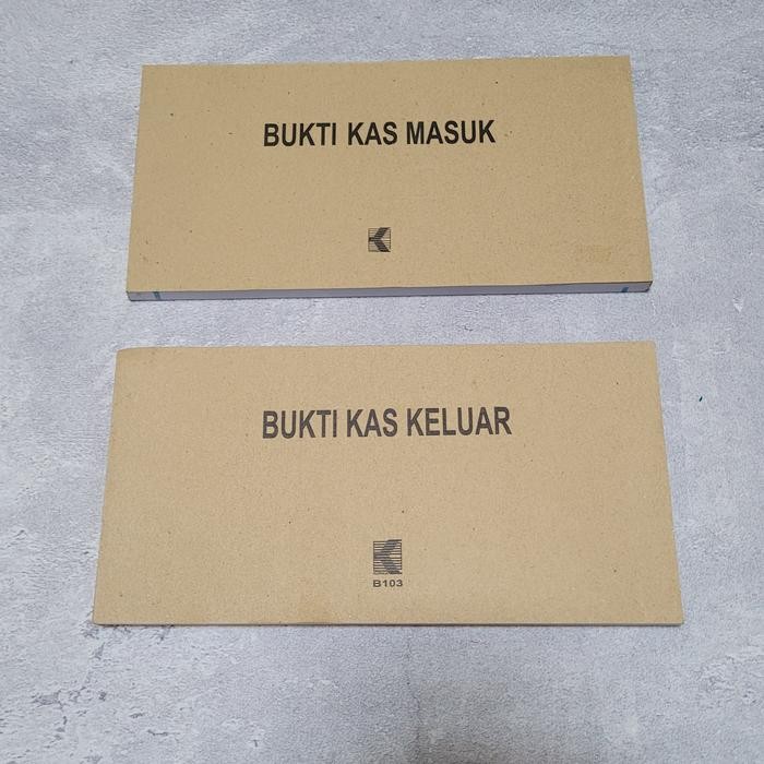 

New Buku Bukti Kas Keluar Masuk 1/3 Folio 1 Ply / Rangkap 1
