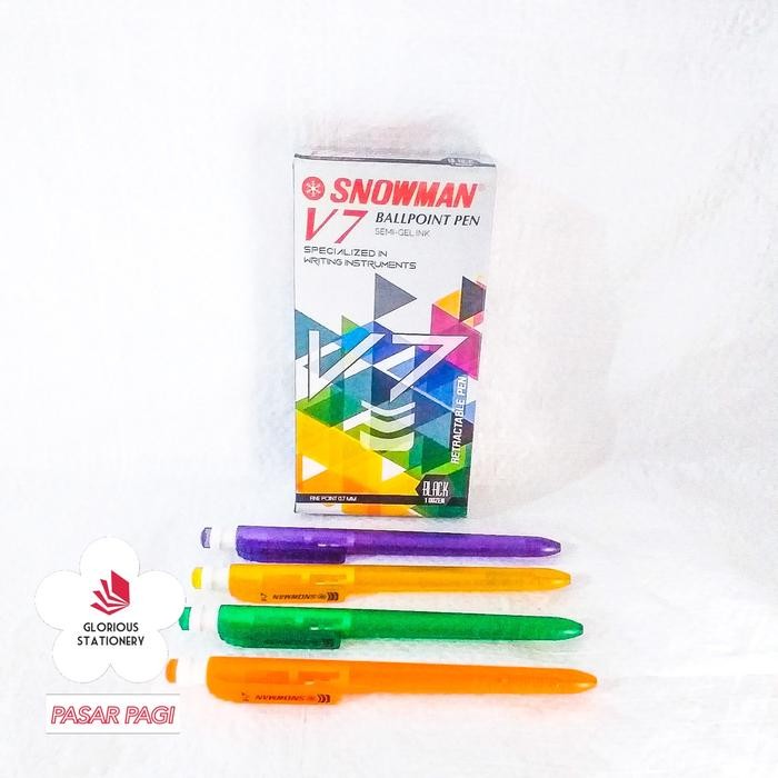 

New ballpoint Snowman V7