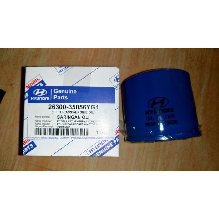 Jual Hyundai Genuine Part Oil Filter Hyundai Accent Elantra 26300-35056