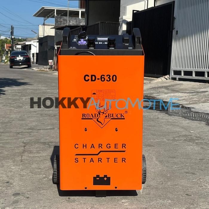 ROADBUCK CD630 battery charge & starter / baterai charge aki mobil