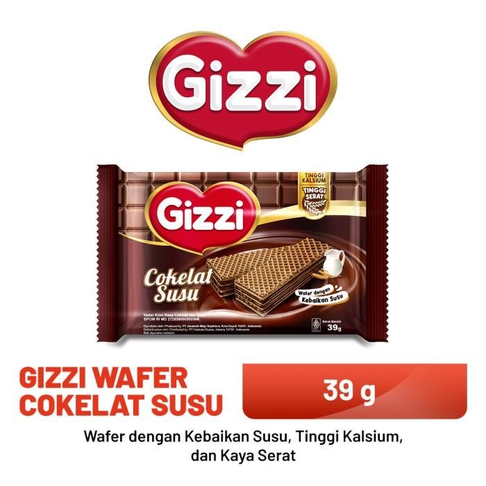 

GIZZI Wafer Cokelat Susu (10 x 39 gr)