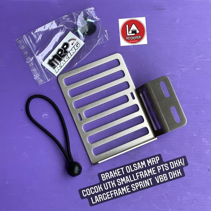 Bracket Oli Samping Mrp Silver Utk Vespa Ring 10