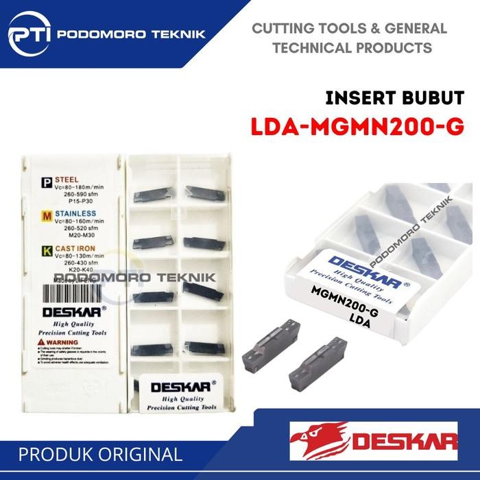 Diskon Insert Mgmn200-G Deskar Insert Bubut Mgmn200-G Merek Deskar