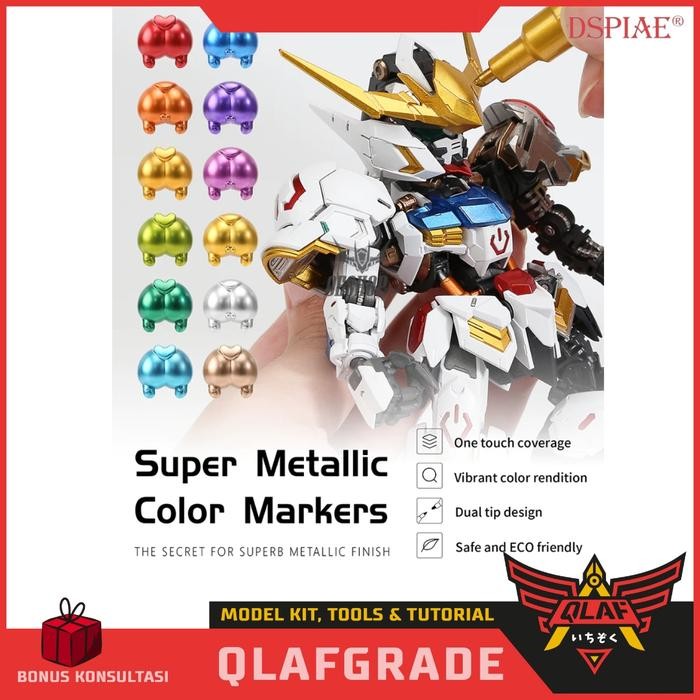 

OJ DSPIAE Marker Super Metallic Color - gundam marker spidol MKA