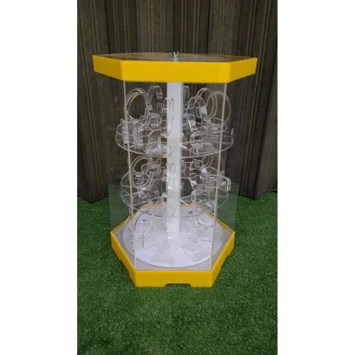 Display Jam Tangan Putar/Acrylic Jam Tangan/Tempat Jam Tangan Murah