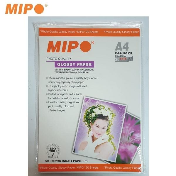 

MIPO Premium Inkjet Photo Paper A4 210gram