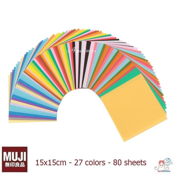 

MUJI - Japanese Origami Paper - kertas warna origami