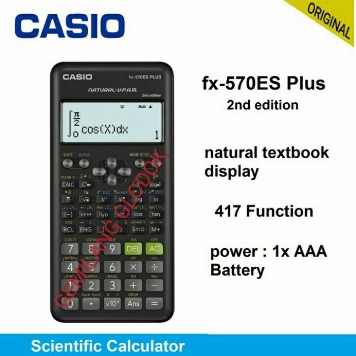 

PROMO! CASIO FX-570ES PLUS NEW KALKULATOR - CALCULATOR SCIENTIFIC