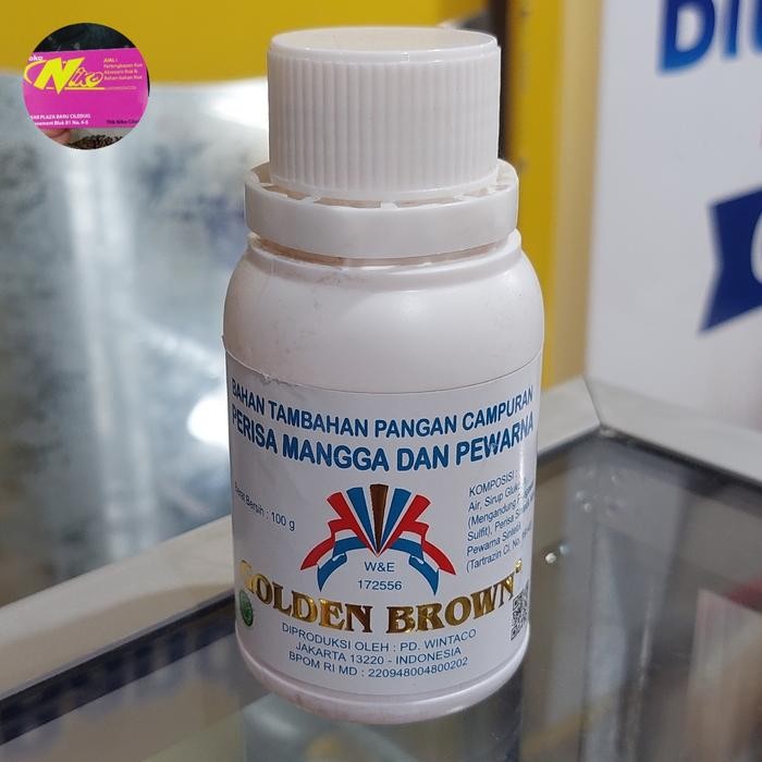 

Stok Baru golden brown pasta mangga 100 gram khusus grab dan gojek