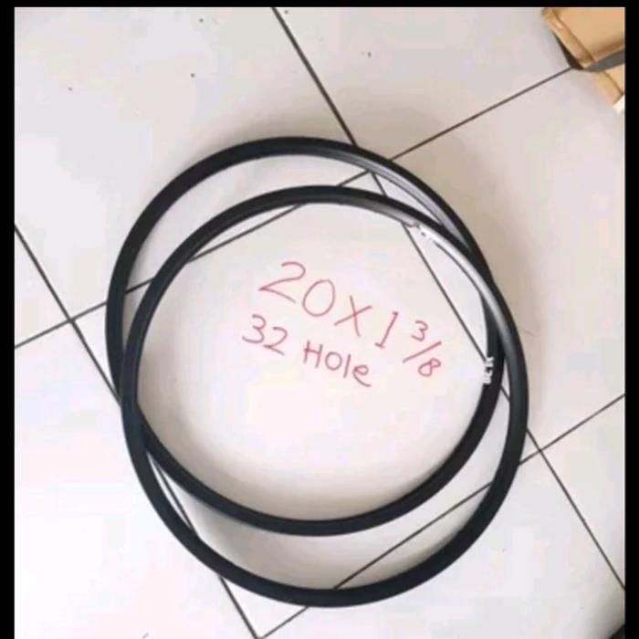 Mantab Rims Velg Xlr8 20 X 1 3-8 Alias 22 Inch Alias 451 Lubang 32 Hole . Sel Terlariss 
