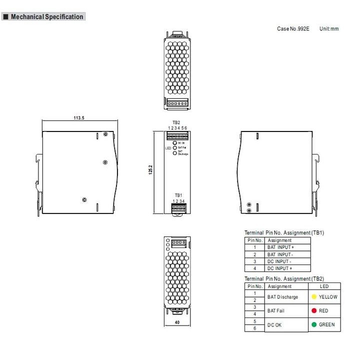 Murah Ups Modul Tanpa Psu 24V Dc 20A Meanwell Dups20 Terlariss 