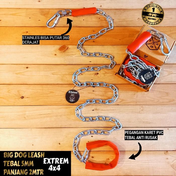 Chocolatoslatoe Tali Tutun Kekang Anjing Pitbull Standart Luar Negri