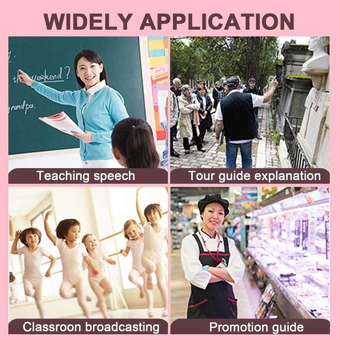 Pengeras Suara Megaphone Presentasi/ Portable Speaker Mic Teacher