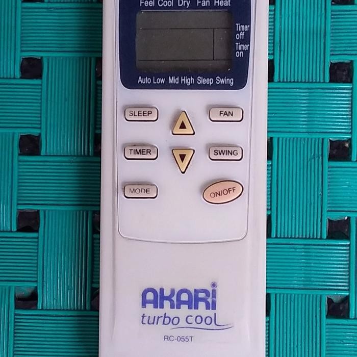 Remote Ac Akari Seri Rc-055T Original Copotan