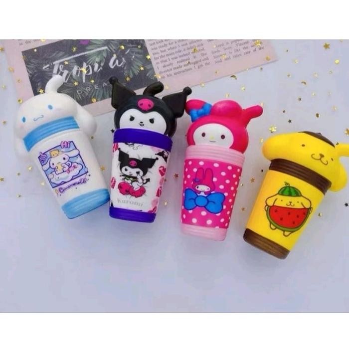 Mainan Hobi SQUISHY PENCET SANRIO KUROMI CINAMOROL BOBA //squishy lucu //squishy imut //squishy