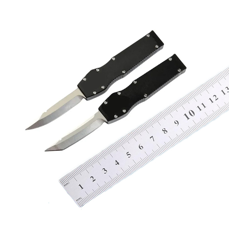 Glory V Mini Pocket Knife Tanto Drop D2 Blade Single Action Tactical Folding Fixed Blade Knife