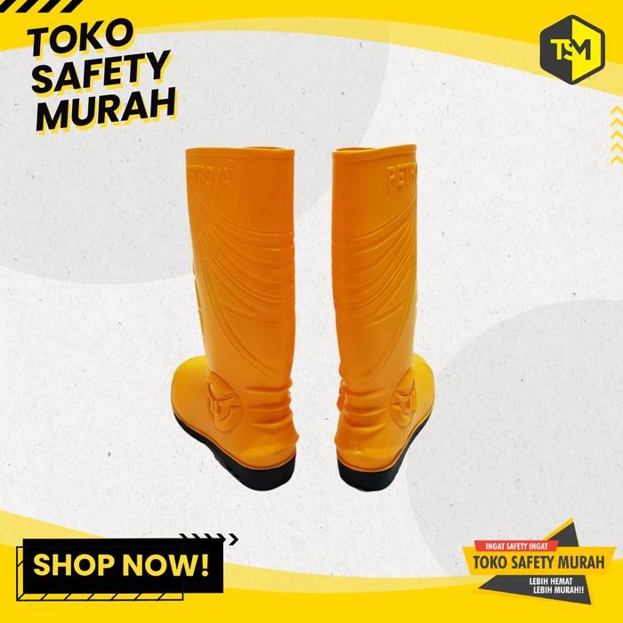 Brodo - Sepatu Boot Petrova Ultimate Kuning Original / Safety Boot
