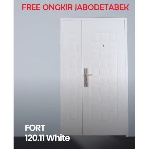 PINTU BAJA FORTRESS FORT 120.11 MOTHER & SON URAT KAYU / PUTIH