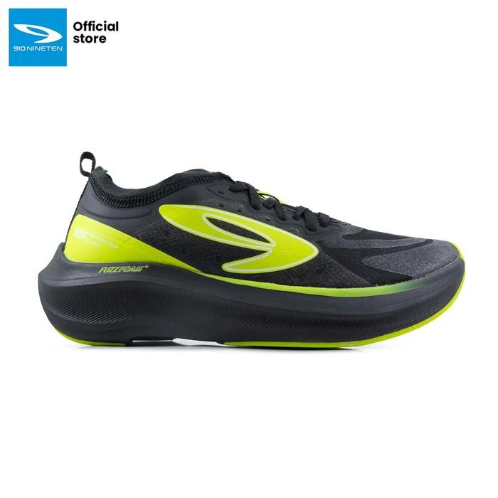 Specs Sport'S - Sepatu Lari Nineten Takashi Run Elite - Hitam/Hijau-Neon Running Outdoor