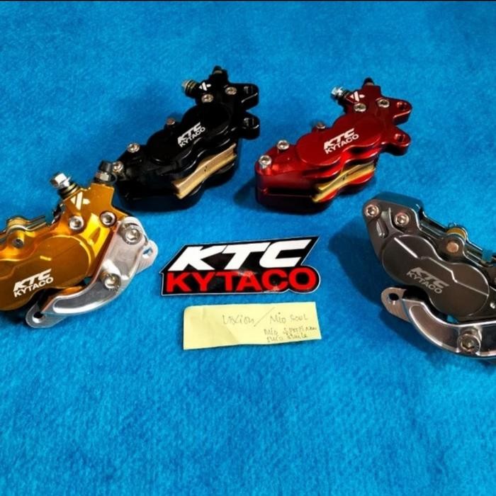 BRACKET KALIPER 4P KTC KYTACO CRM BRE DISC 220MM MIO SMILE M3 J/ XEON