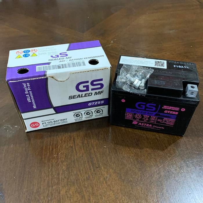 ASLI.. GTZ5S AKI MOTOR GS ASTRA VARIO 110 ACCU KERING MF 12 V 3.5 AH 12V