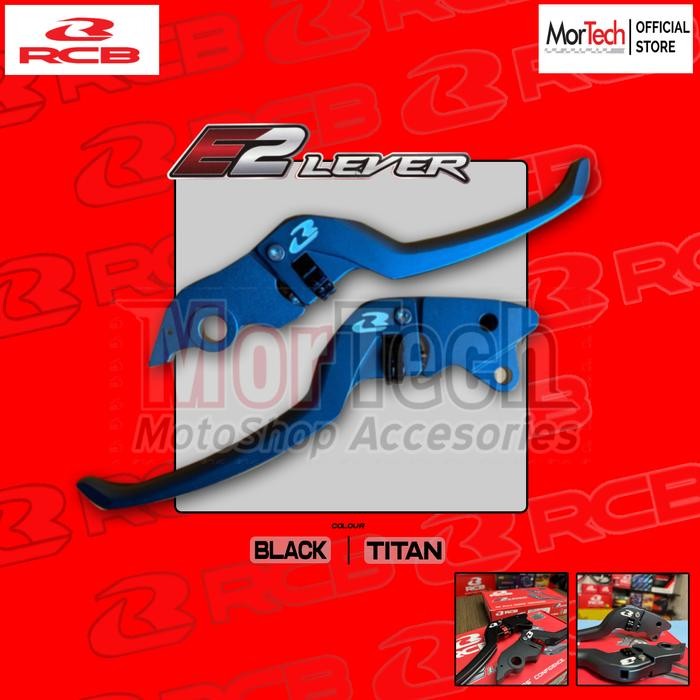 Handle Lever Motor Merk Rcb Type E2 Beat Street Vario 150 Stylo 160 Cbs Warna Hitam Titan Pnp