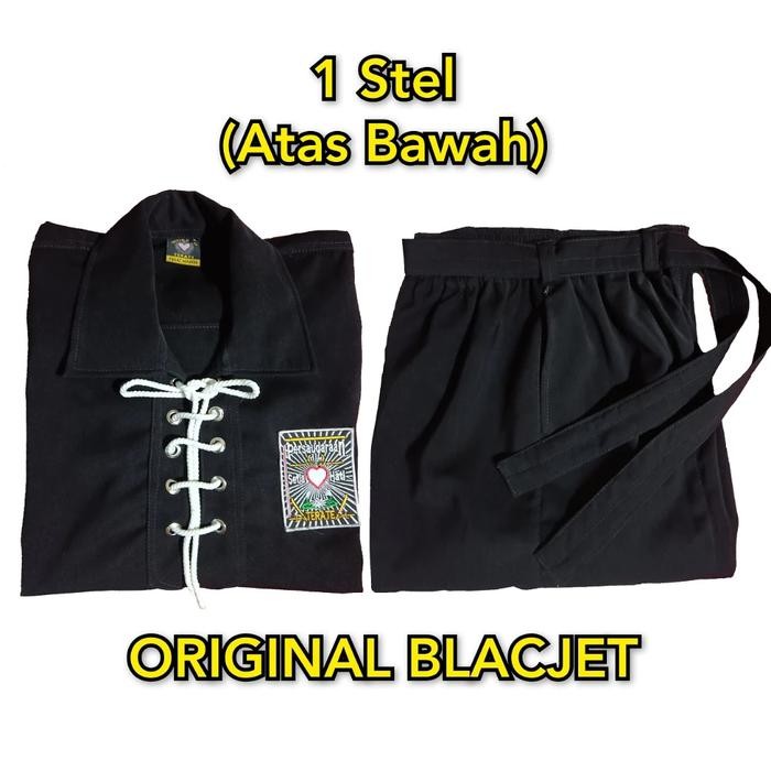 PJS BAJU SERAGAM SILAT SAKRAL WARGA PSHT BLACKJET ORIGINAL