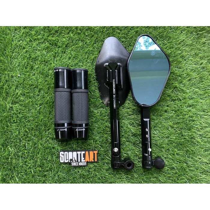 Handgrip Rep Rizoma + Spion Rizoma Elisse Universal Vespa/Aerox/Nmax