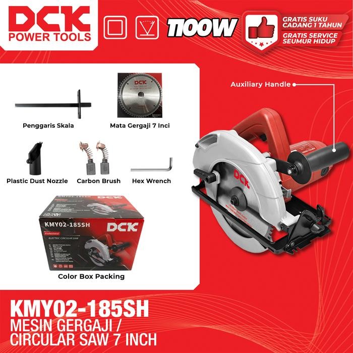 Mikita Power Tools - Mesin Gergaji Potong Kayu Dck 185 Mm / Mesin Circular Saw 7" / Mesin Sirkel