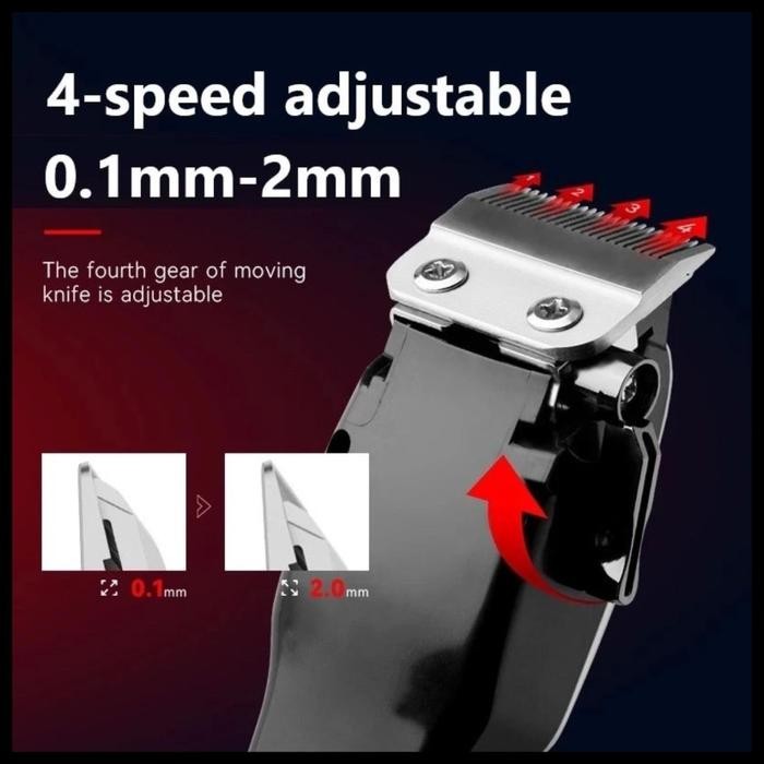 Hair Clipper Kemei Km-Pg809A Km Pg 809A Alat Cukur Rambut Elektrik