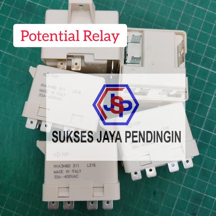 Promo Potential Relay Rva3H6D 311 35A - 400Vac Terlariss !!