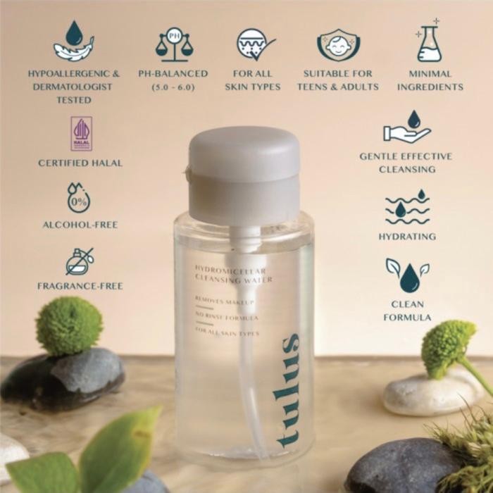 TULUS - MICELLAR WATER MICELLAR WATER ALL SKIN TYPES SENSITIVE SKIN WATERPROOF MAKEUP REMOVER