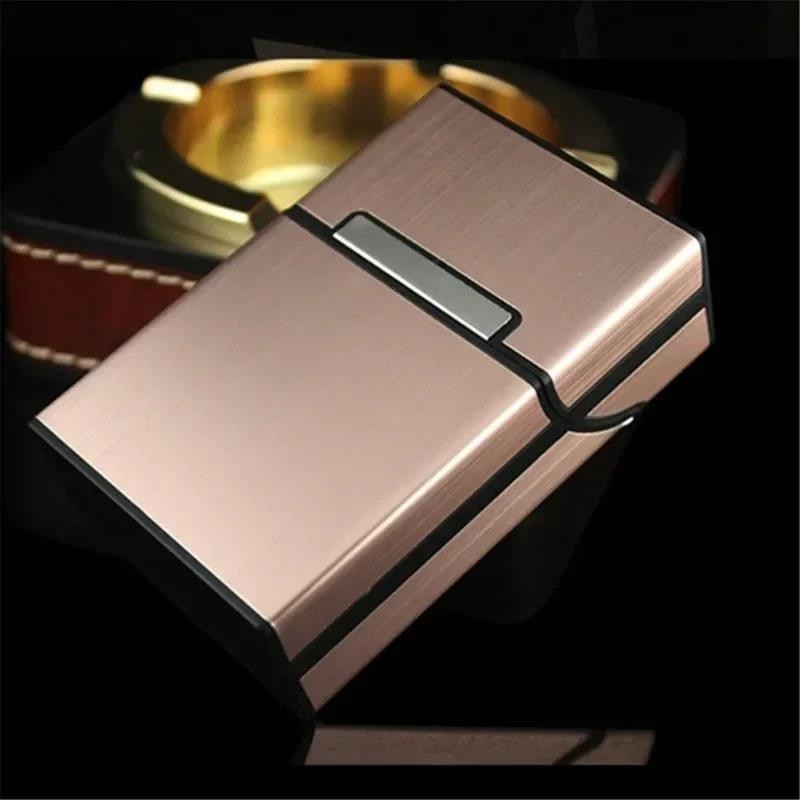 Fashion Aluminum 20 PCS Cigarettes Capacity Case Magnetic Buckle Box