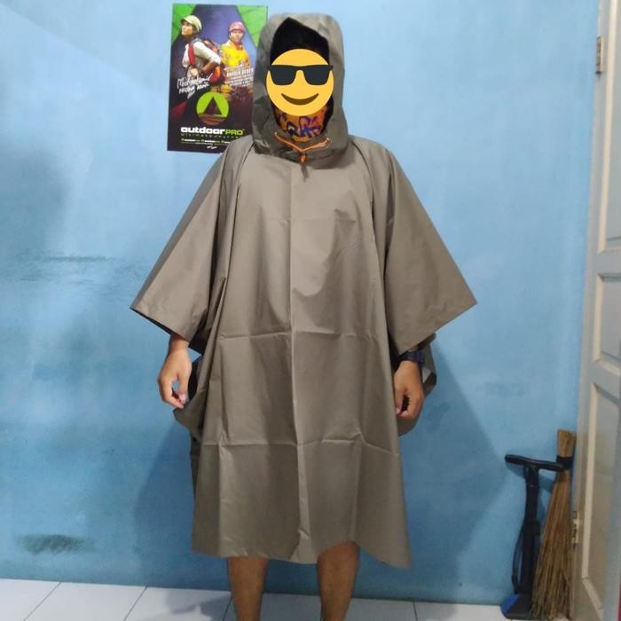 Jas Hujan Ponco Jack Wolfskin Gunung Mantel Motor BUKAN eiger consina