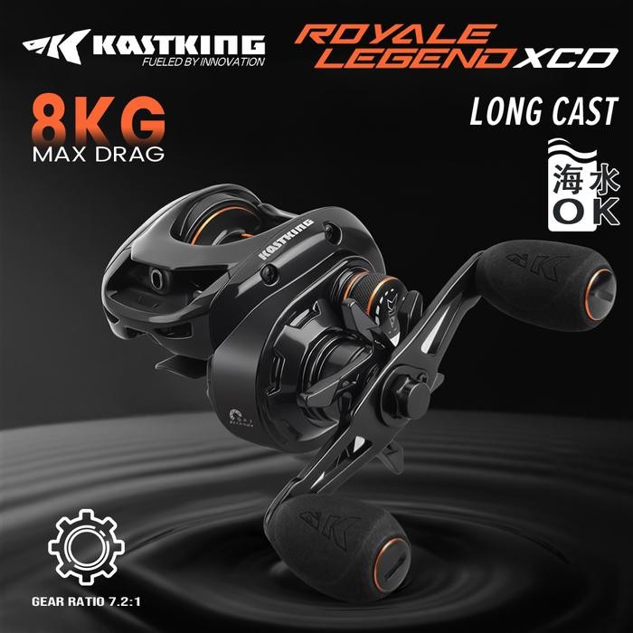 [Official] Kastking Royale Legend Xcd Reel Bc Long Cast Reel Pancing Baitcasting Kanan Kiri Bait