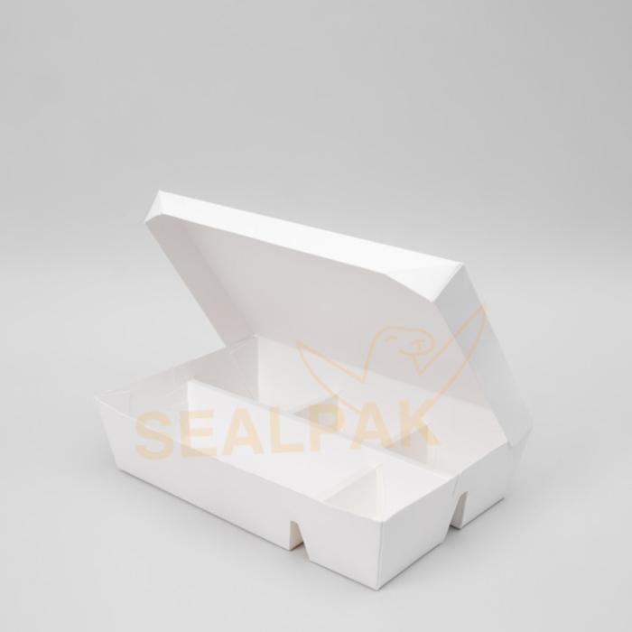 Paper Lunchbox Sekat 5 / Kotak Nasi / Kotak Bento / Dus Nasi (Polos)